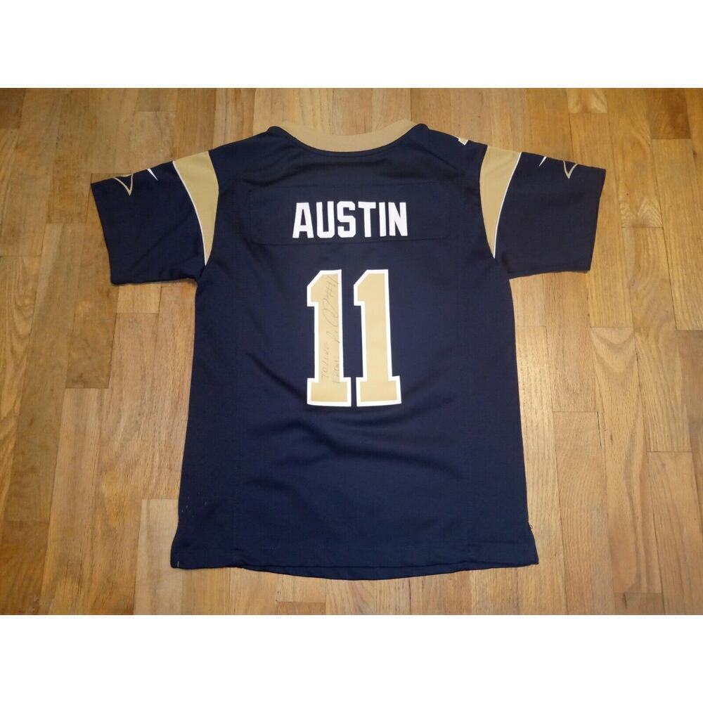 Tavon Austin Auto Jersey TO LUKE - Nike NFL Los Angeles Rams YOUTH Medium